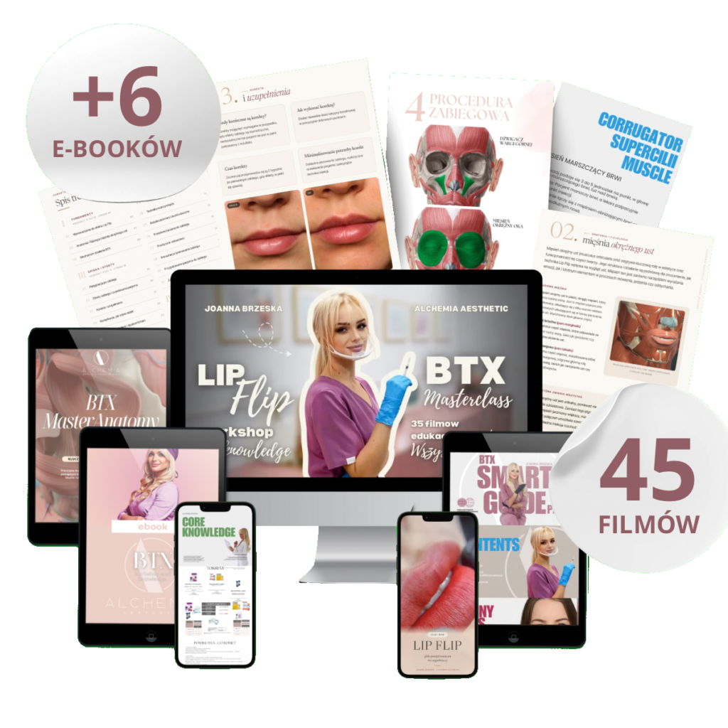 Moduł edukacyjny online - MASTERCLASS BTX & LIP FLIP- efekt WOW, bez wypełniaczy! Pakiet PREMIUM